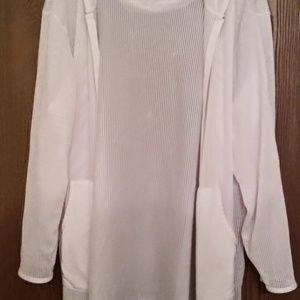 Hooded bathing suit cover